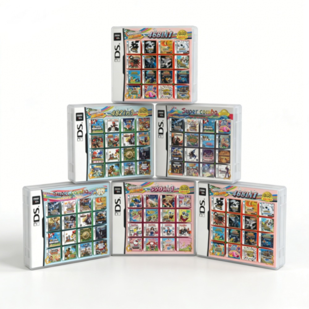 Retro Gaming Portable - •Pokem0n Themed Multi-Game Cartridge For DS/3DS/NDSL/2DS-Preloaded