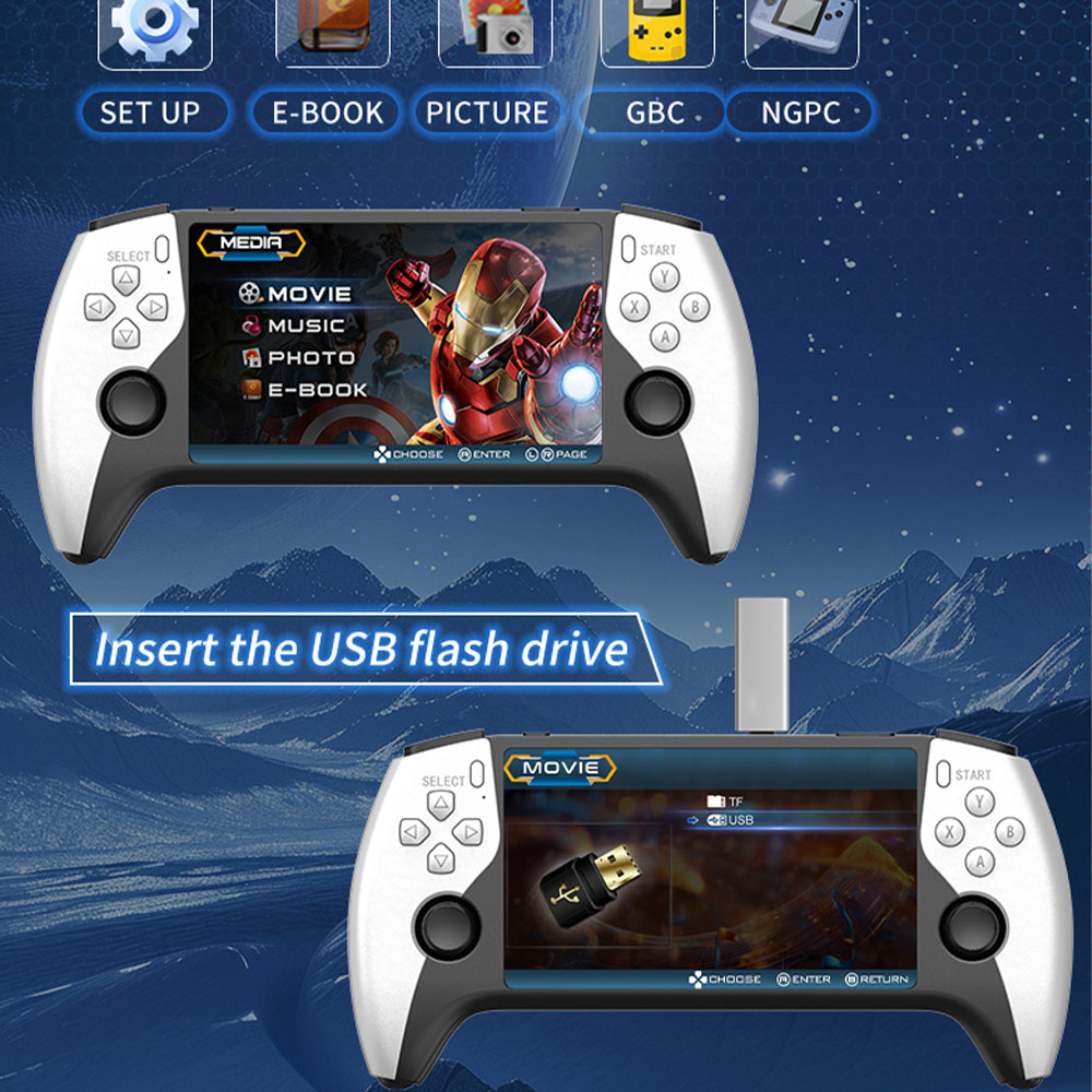 2026 New SF3500 5 Inch Handhel - Retro Gaming Gadgets review and price