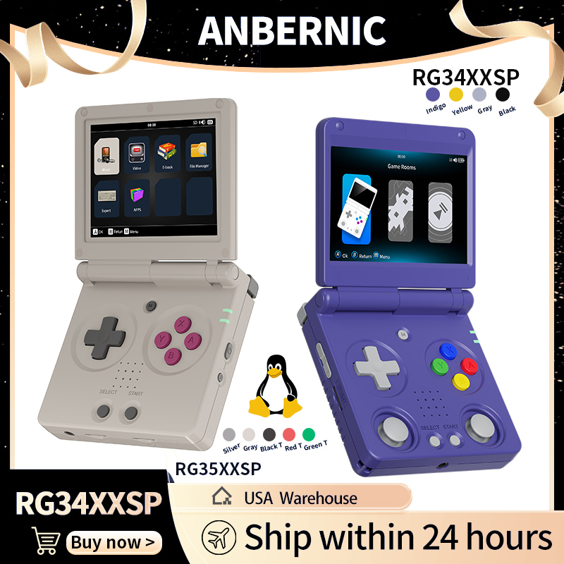 Anbernic RG34XXSP RG35XXSP Fli - Retro Gaming La review and price