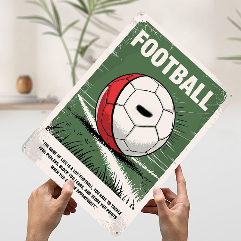 Soccer Ball Quotes Poster Cust - Retro Gaming Quotes review and price