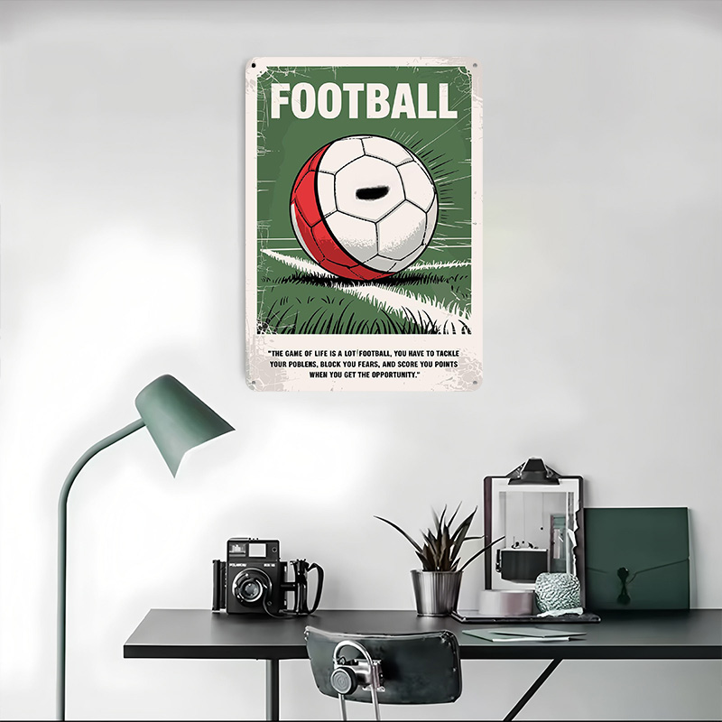 Soccer Ball Quotes Poster Cust - Retro Gaming Quotes review and price