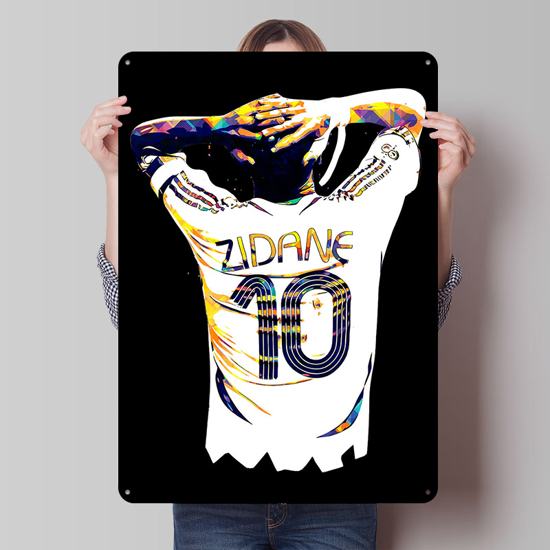 Zidane Soccer Jersey Metal Pos - Retro Gaming Jersey review and price