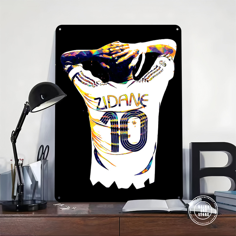 Zidane Soccer Jersey Metal Pos - Retro Gaming Jersey review and price