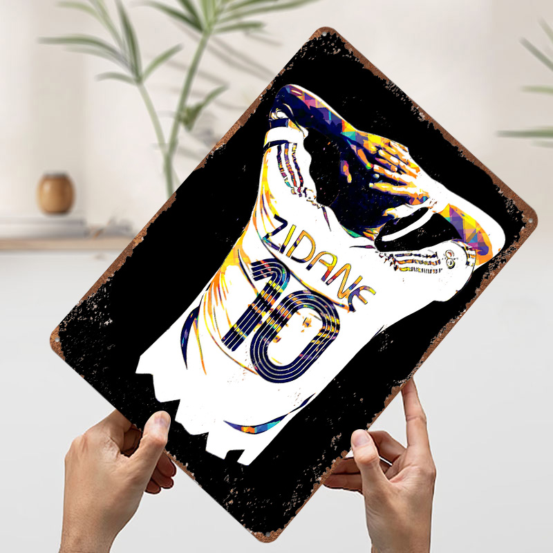 Zidane Soccer Jersey Metal Pos - Retro Gaming Jersey review and price