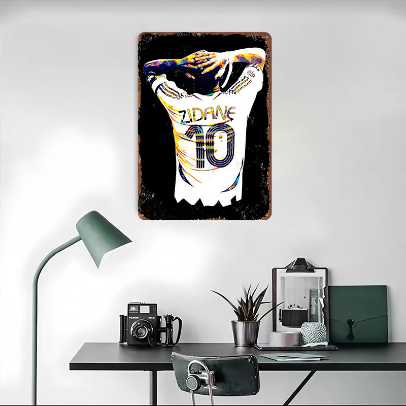 Zidane Soccer Jersey Metal Pos - Retro Gaming Jersey review and price