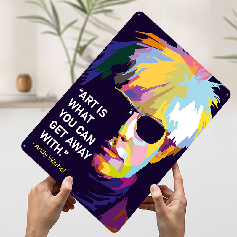 Andy Warhol Quote Poster Custo - Retro Gaming Quotes review and price