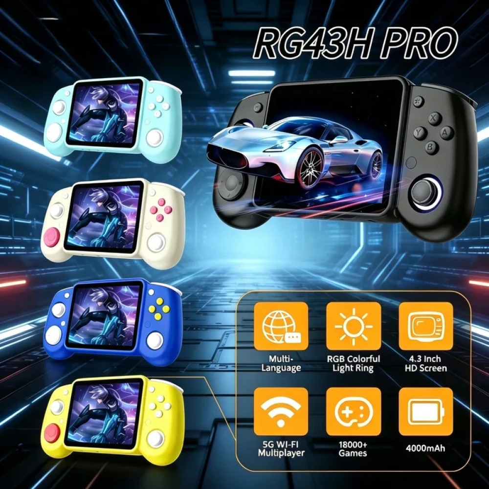 RG43H Pro Portable Retro Handh - Retro Gaming Expo review and price