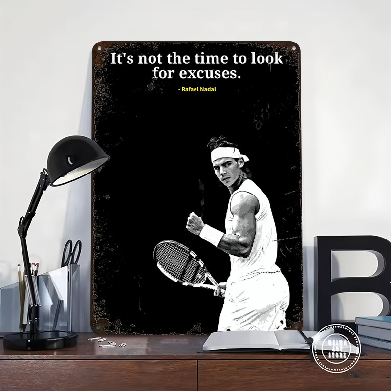 Rafael Nadal Quotes Metal Post - Retro Gaming Quotes review and price