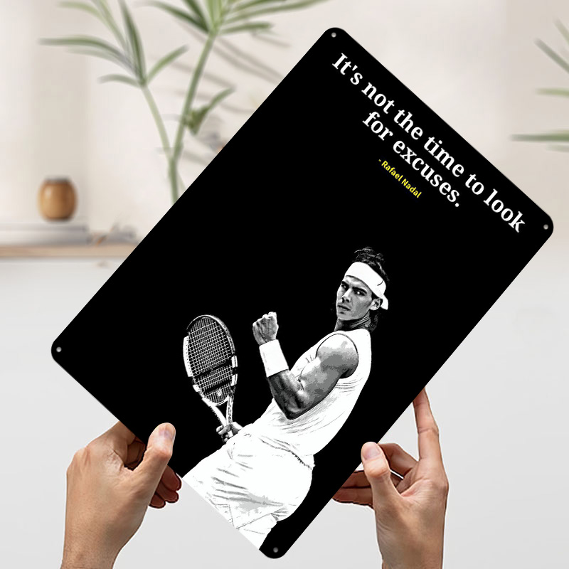 Rafael Nadal Quotes Metal Post - Retro Gaming Quotes review and price