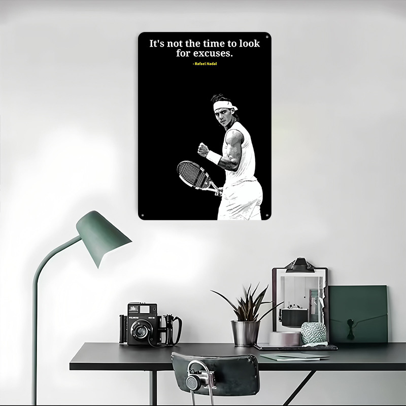 Rafael Nadal Quotes Metal Post - Retro Gaming Quotes review and price