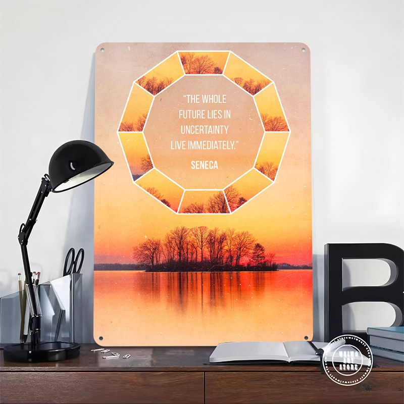 Seneca Quote 4 Printed Poster  - Retro Gaming Quotes review and price