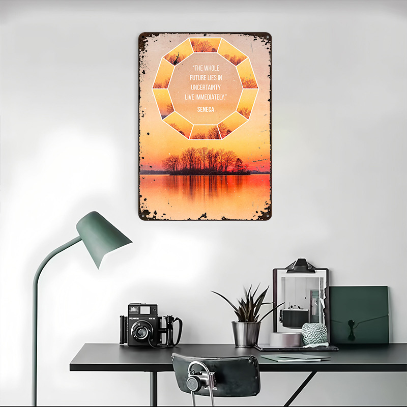 Seneca Quote 4 Printed Poster  - Retro Gaming Quotes review and price