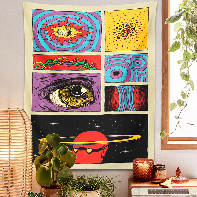 VIKAMA Psychedelic Collage Art - Retro Gaming Gadgets review and price