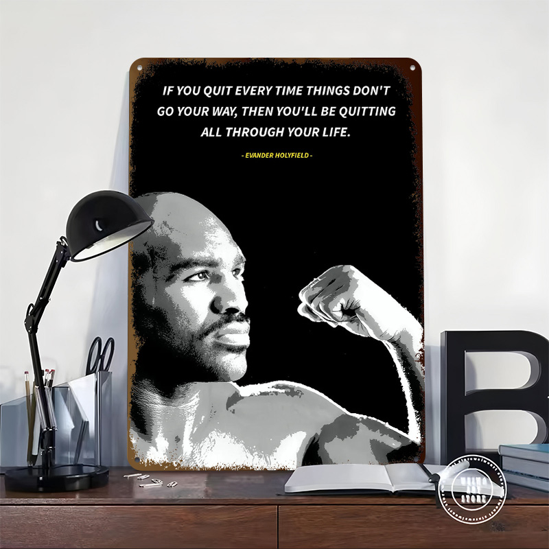 Evander Holyfield Quotes Poste - Retro Gaming Quotes review and price