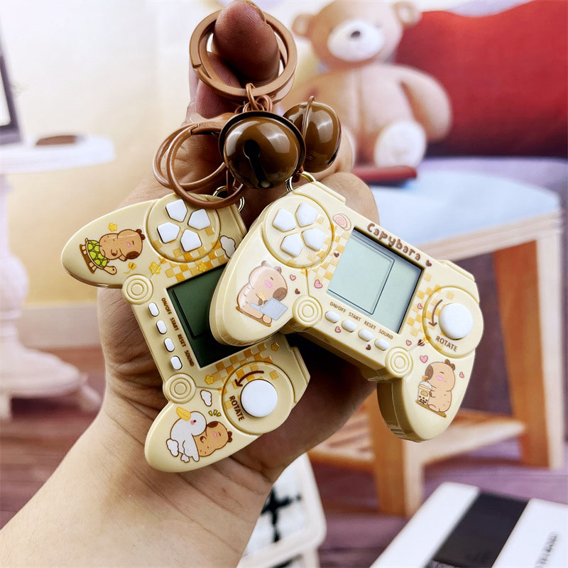 Capybara Mini Game Machine Key - Retro Gaming Keychain review and price