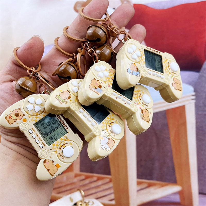 Capybara Mini Game Machine Key - Retro Gaming Keychain review and price