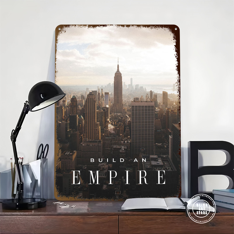 Build An Empire Metal Poster C - Retro Gaming Empire review and price