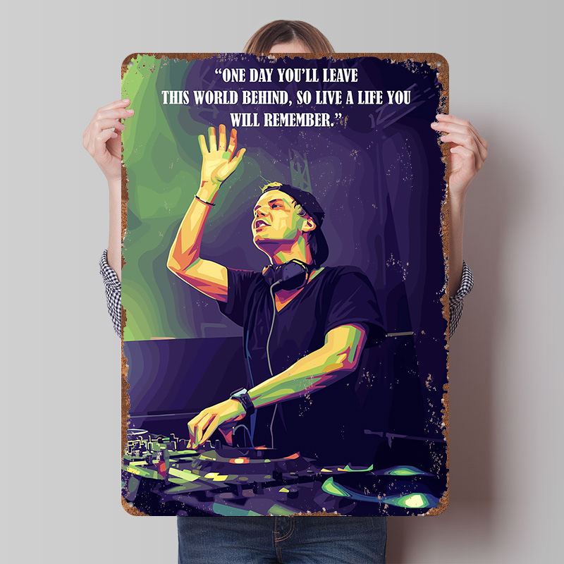 Avicii Quotes Printed Poster C - Retro Gaming Quotes review and price