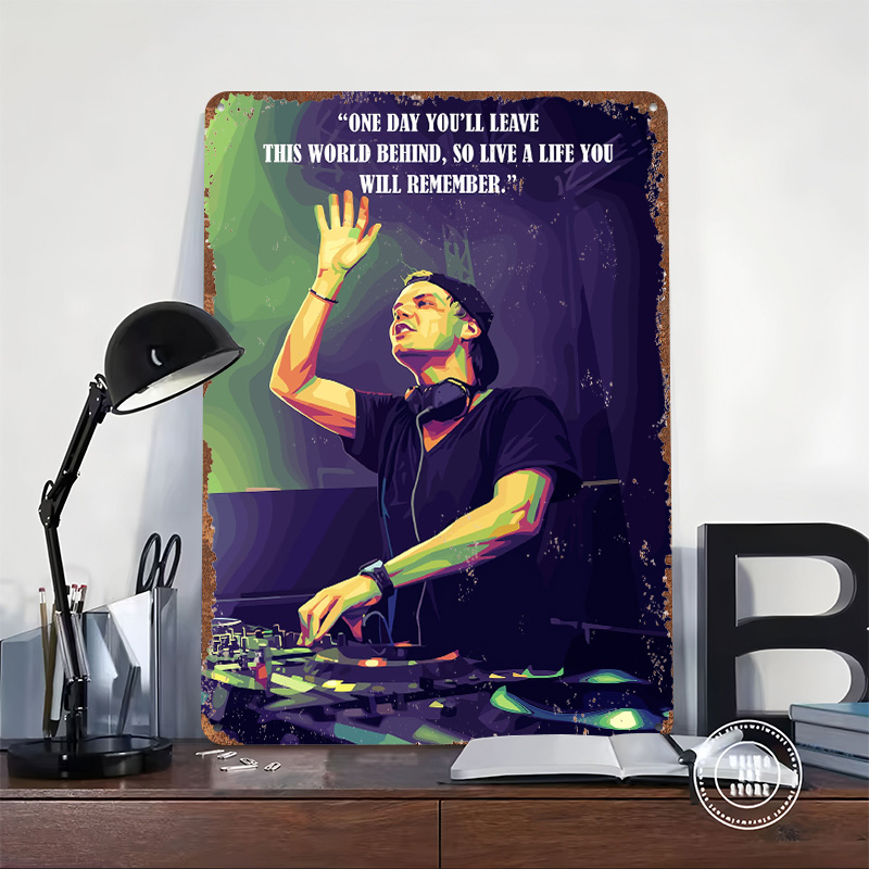 Avicii Quotes Printed Poster C - Retro Gaming Quotes review and price