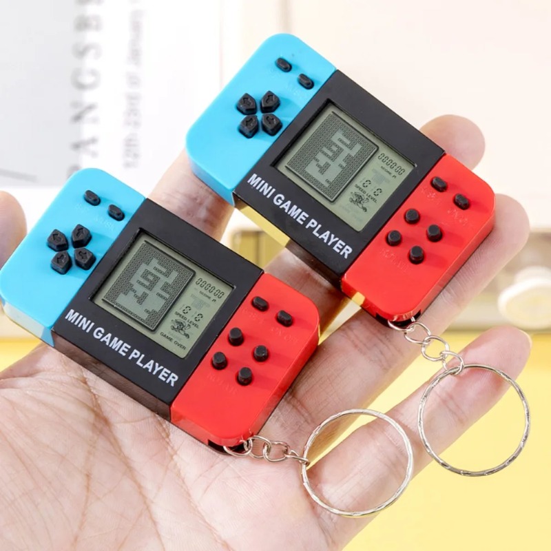 Retro Classic Tetris Game Hand - Retro Gaming Keychain review and price