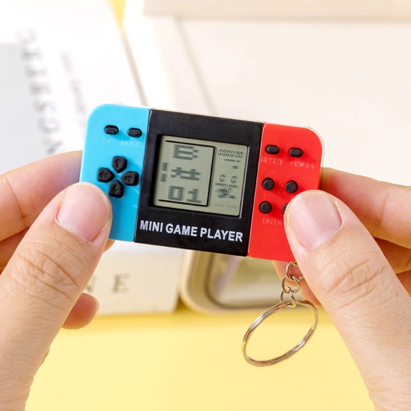 Retro Classic Tetris Game Hand - Retro Gaming Keychain review and price