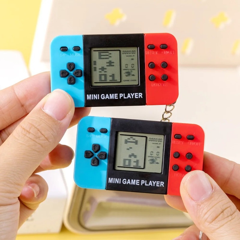 Retro Classic Tetris Game Hand - Retro Gaming Keychain review and price