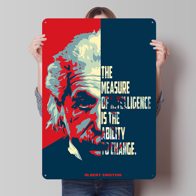 Albert Einstein Quotes Tinplat - Retro Gaming Quotes review and price