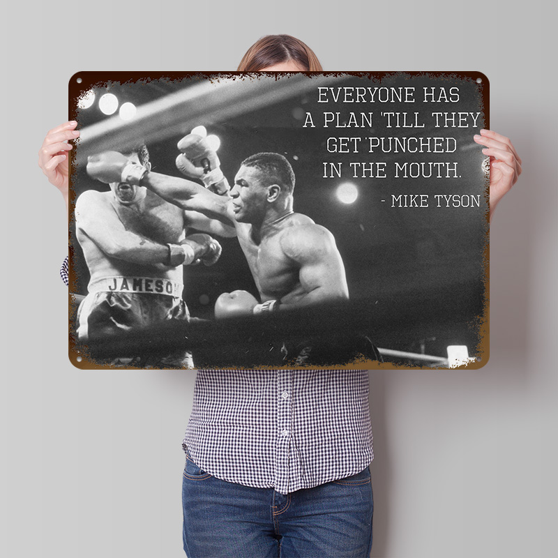 Mike Tyson Quote 3D Texture Me - Retro Gaming Quotes review and price