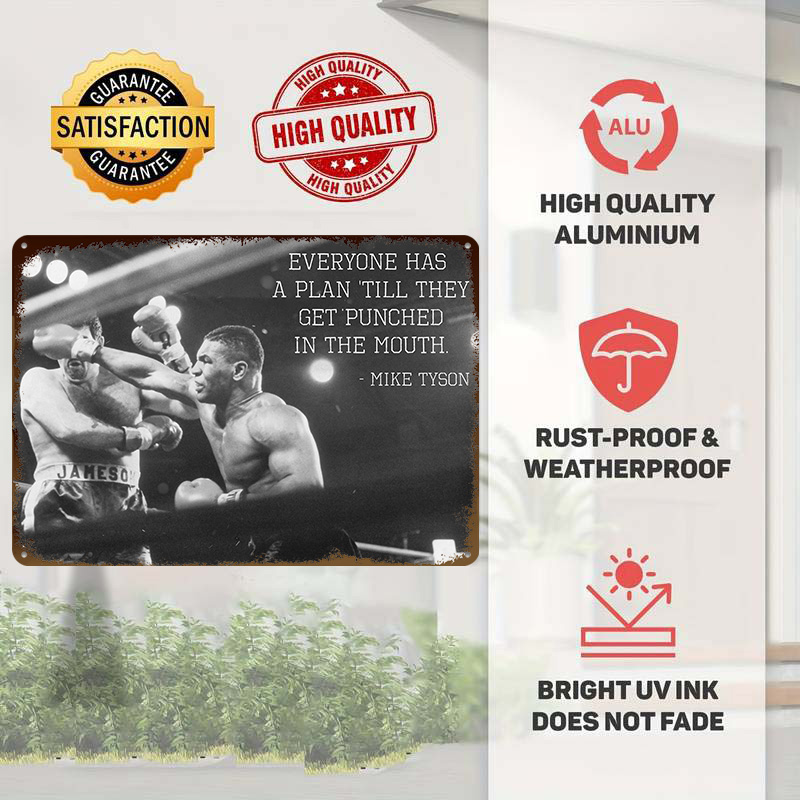 Mike Tyson Quote 3D Texture Me - Retro Gaming Quotes review and price
