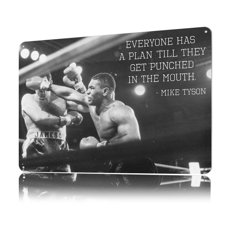 Mike Tyson Quote 3D Texture Me - Retro Gaming Quotes review and price