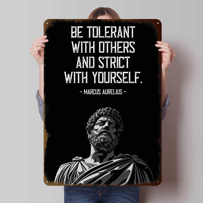 Marcus Aurelius Quote Metal Po - Retro Gaming Quotes review and price