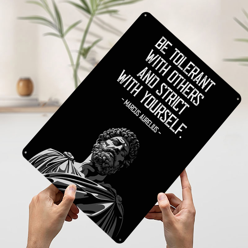 Marcus Aurelius Quote Metal Po - Retro Gaming Quotes review and price