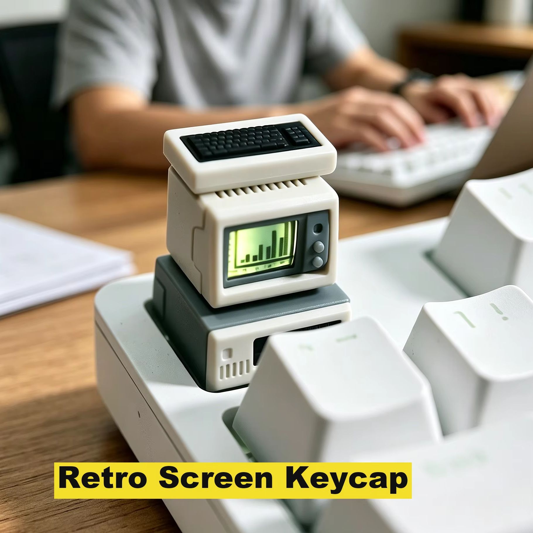 Backlit Retro Computer Keycap  - Retro Gaming Expo review and price