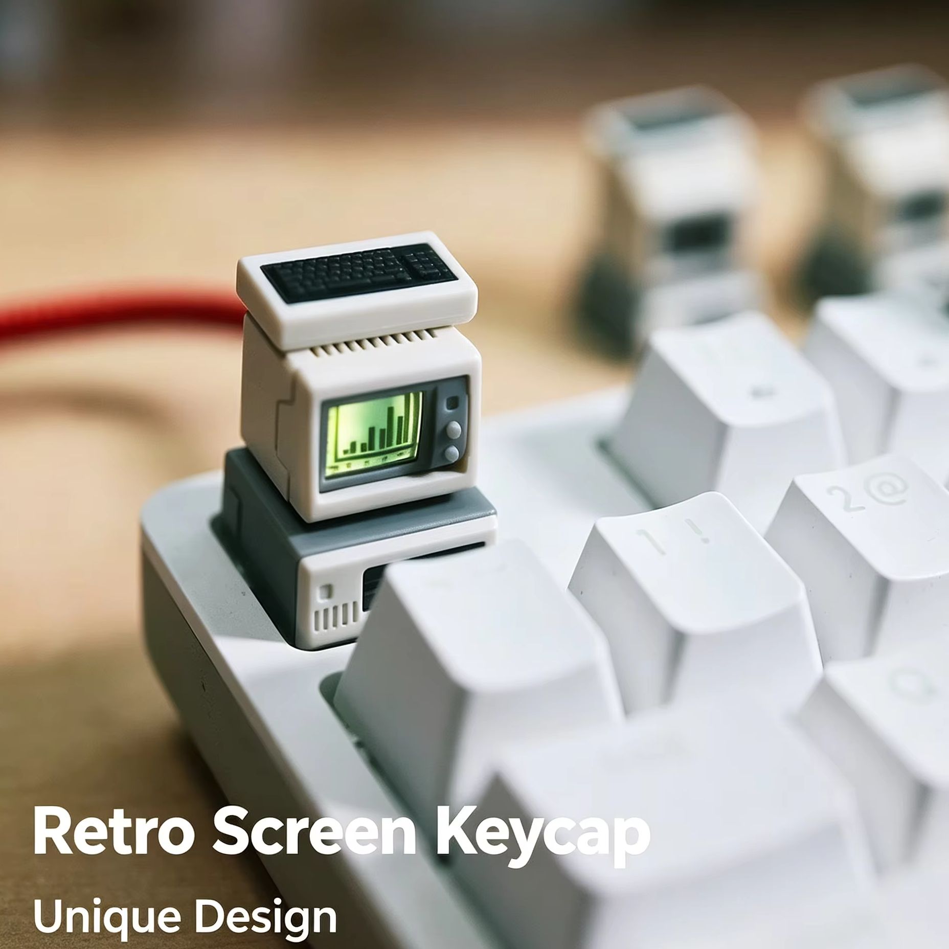 Backlit Retro Computer Keycap  - Retro Gaming Expo review and price