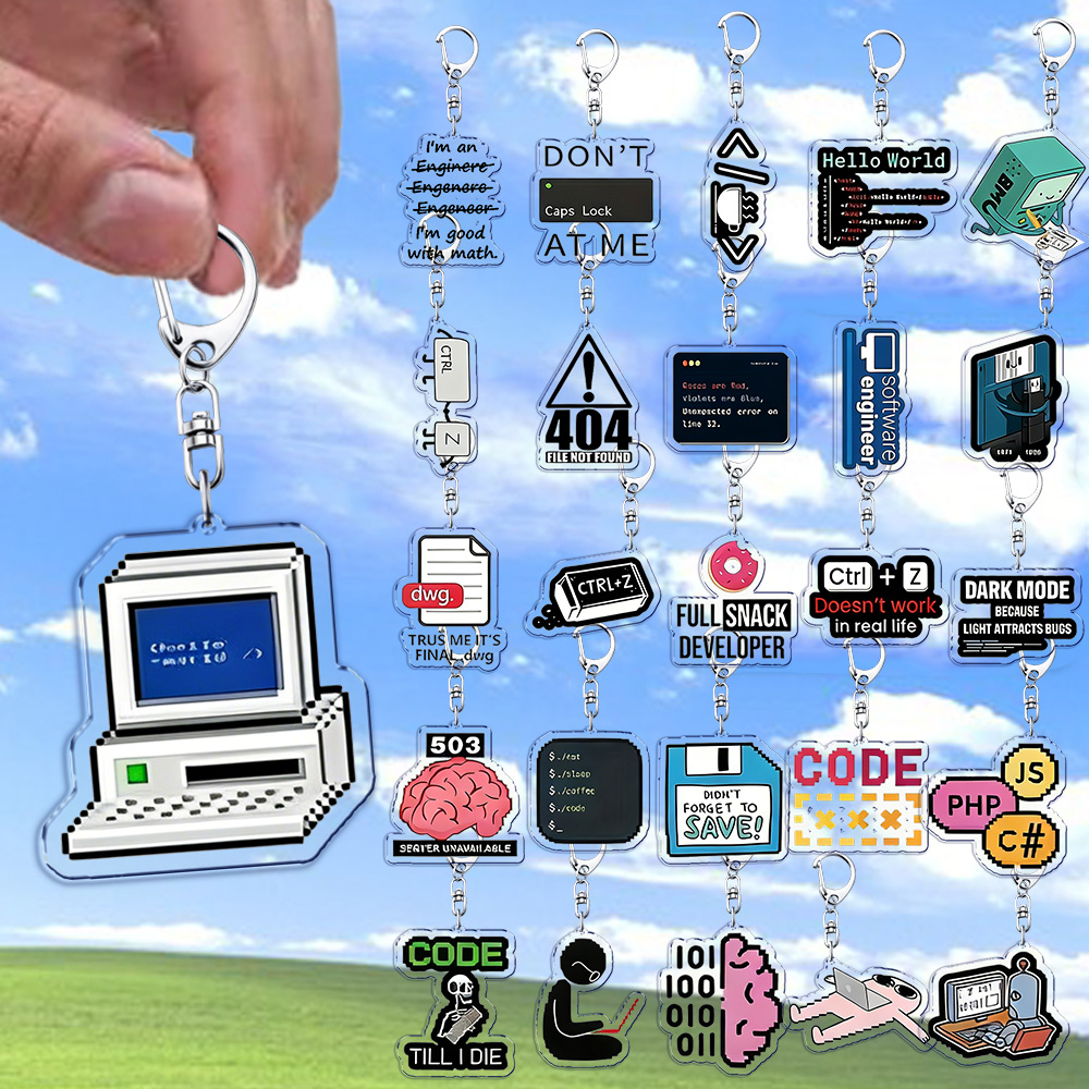 Funny XP 98 Window 10 Computer - Retro Gaming Keychain review and price