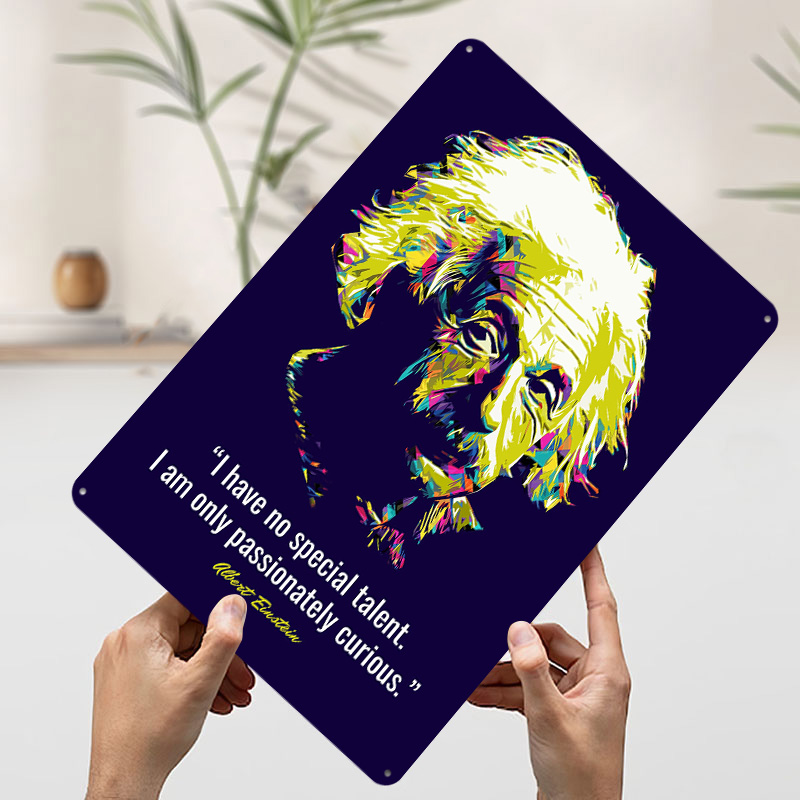 Quotes Albert Einstein Metal P - Retro Gaming Quotes review and price