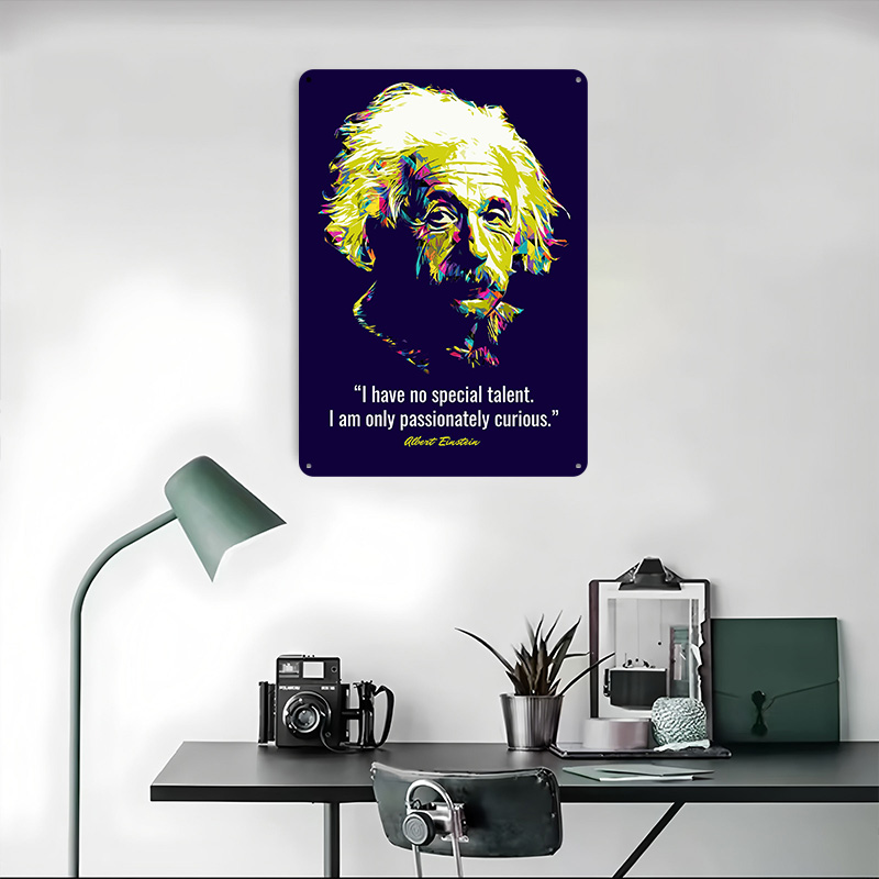 Quotes Albert Einstein Metal P - Retro Gaming Quotes review and price