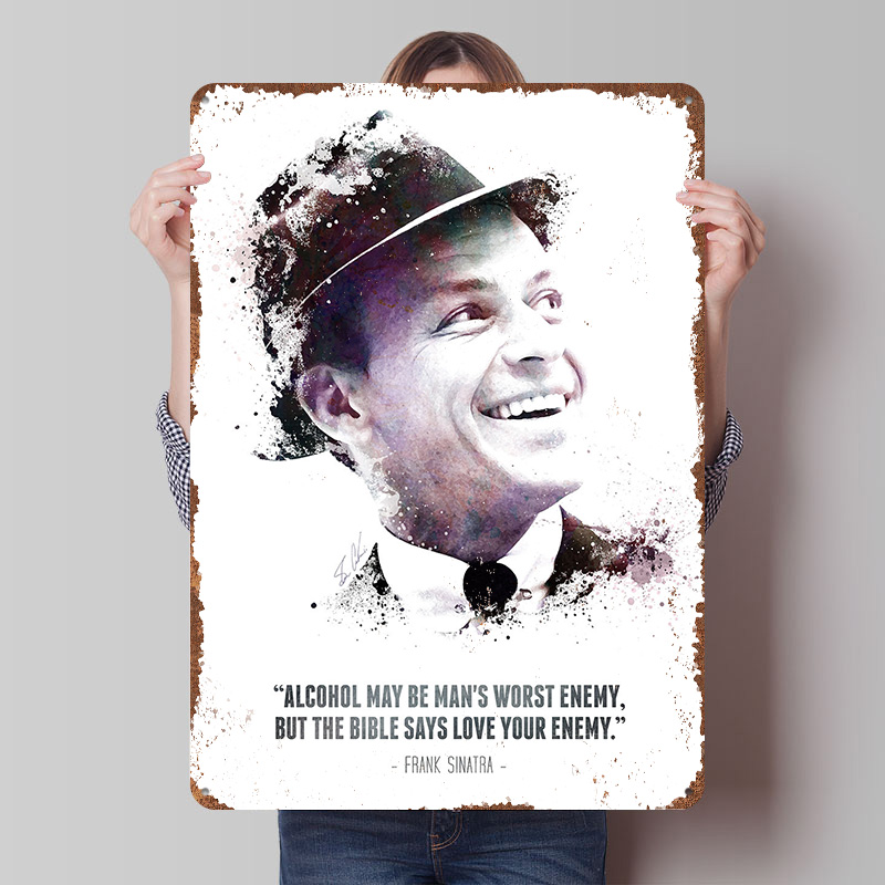 Frank Sinatra and His Quote. M - Retro Gaming Quotes review and price