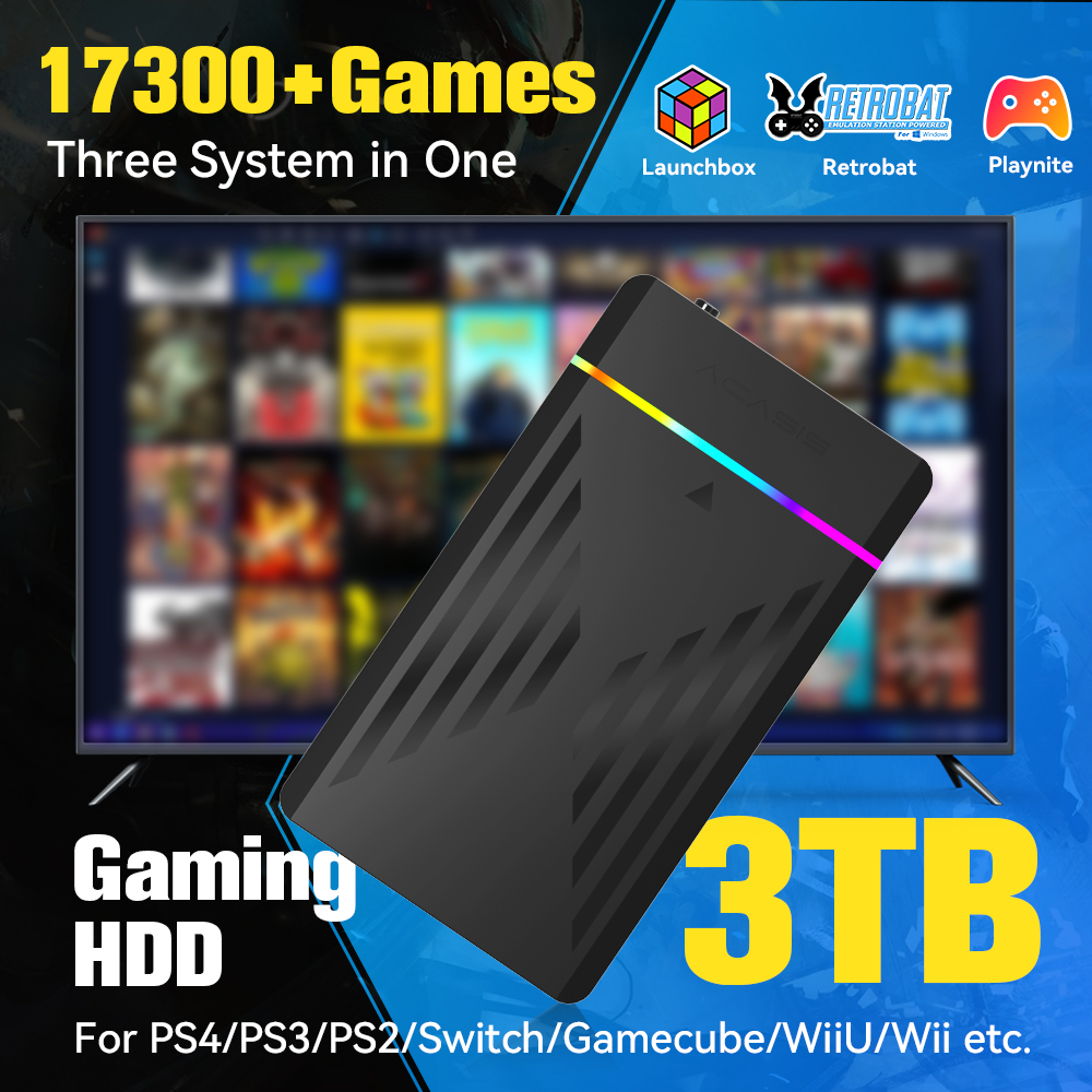 3TB Portable Gaming HDD Launch - Retro Gaming Gadgets review and price